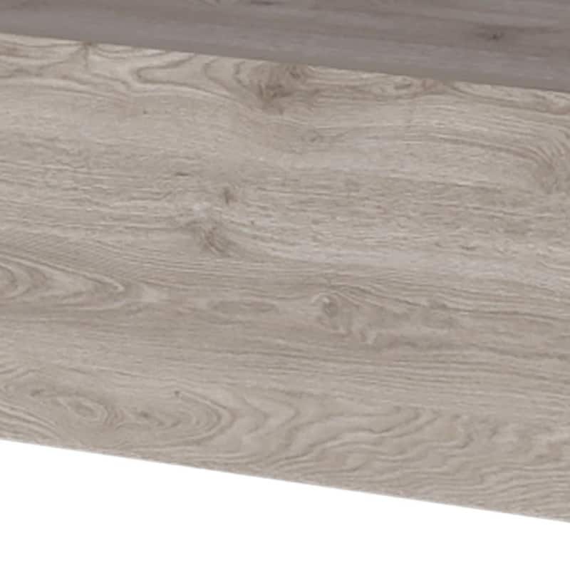 HomeRoots 5" Gray One Drawer Faux Wood Floating Nightstand