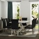 preview thumbnail 178 of 193, 65 inch Faux Marble Dining Table Set with Boucle Dining Chairs