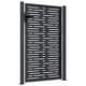 preview thumbnail 5 of 6, vidaXL Garden Gate Decorative Door Outdoor Anthracite Steel Square Design - 43.3 x 61.0"