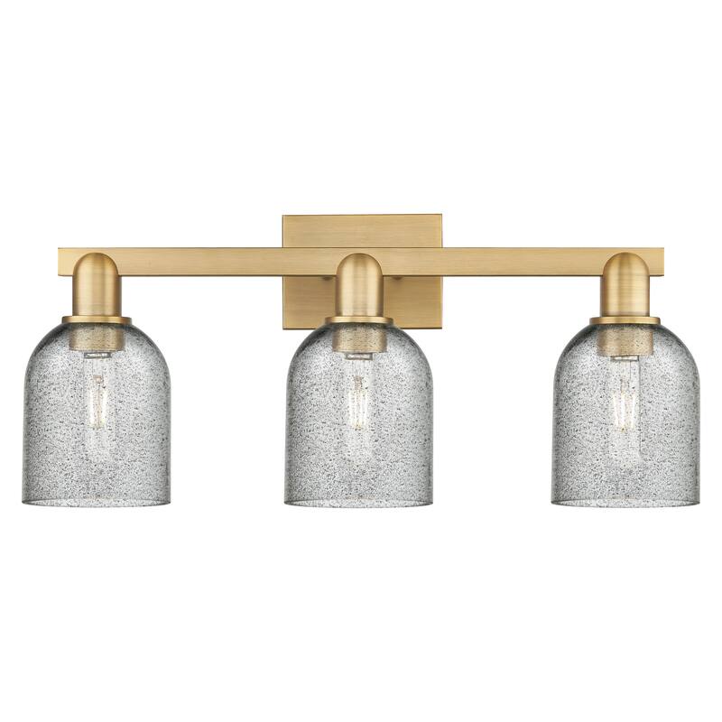 Innovations Lighting Endless Possibilities Arcadia - Caledonia - 3 Light 24" Bath Vanity Light - Brushed Brass/Charcoal