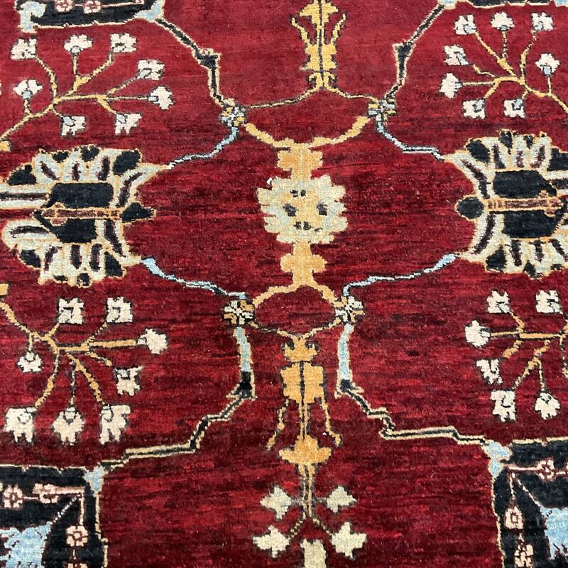 HERAT ORIENTAL Handmade Oushak Wool Rug - 6'3" x 8'10"