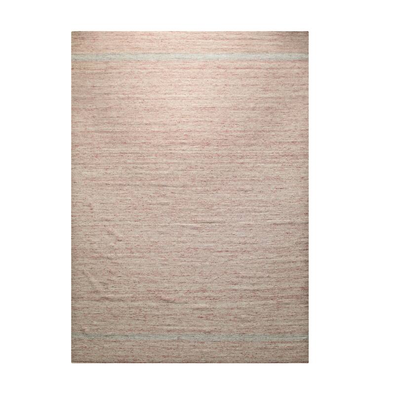 Hand-Woven Wool Contemporary Natural Wool Flat Area Rug