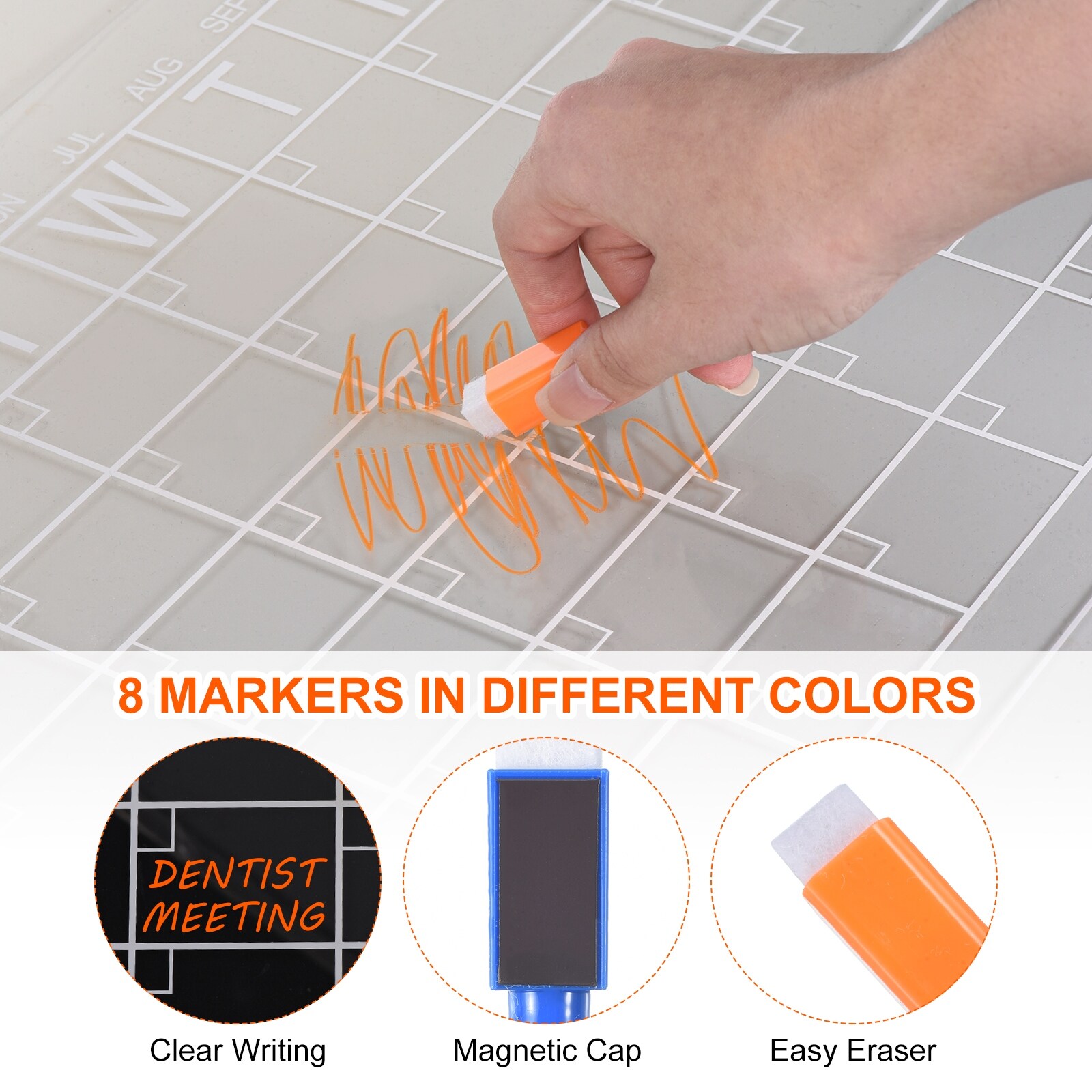 Liquid Chalk Markers for Acrylic Fridge Calendar Dry Erase Markers