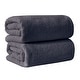 preview thumbnail 64 of 184, 100% Cotton Acacia Collection Ultra Absorbant Popcorn Bath Towels Bath Sheet (Pack of 2) - Stone Blue
