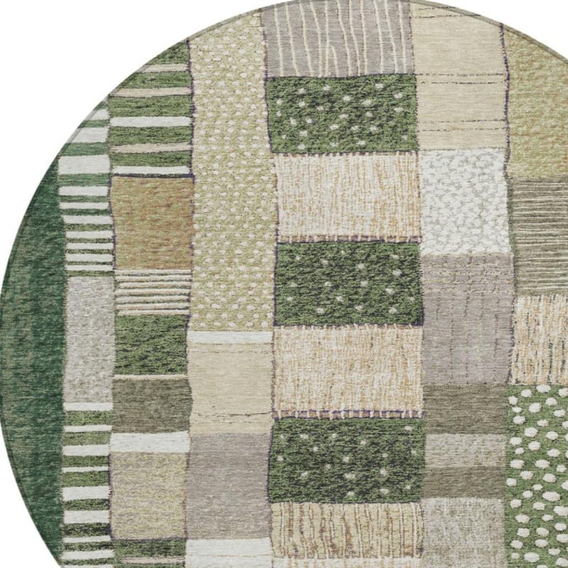 HomeRoots Geometric Transitional Rectangle Outdoor Rug
