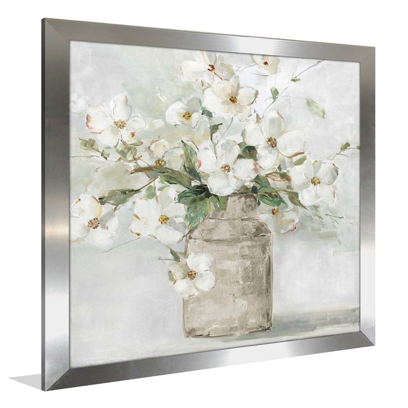 "Spring Cottage Blooms I (Square)" by Sally Swatland Print on Acrylic