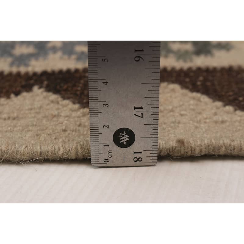 Ankara FW Khaki Kilim 5'5" x 7'5" - 5'5 x 7'5