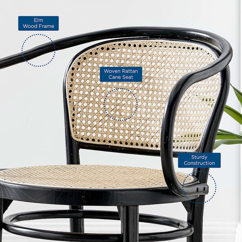 Oliana Wood Dining Armchair