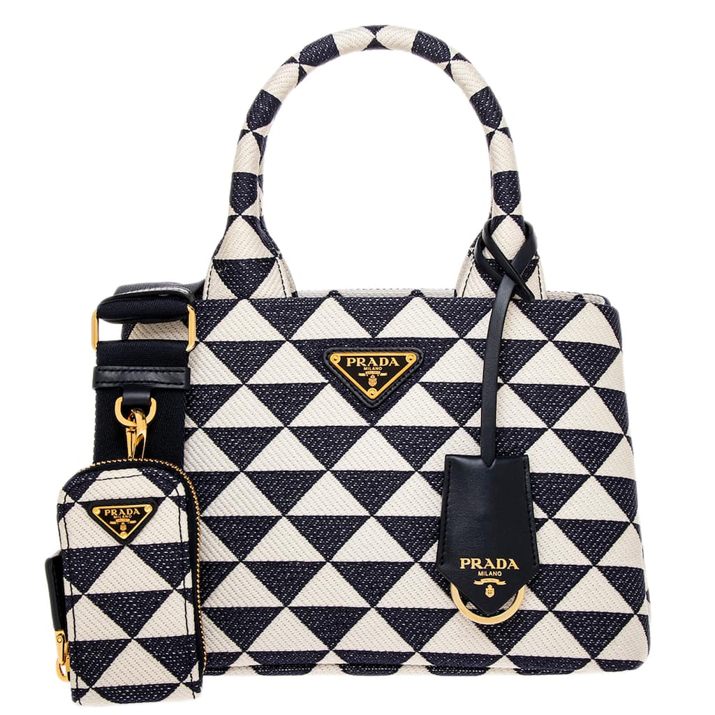 Prada Symbole Jacquard Tote
