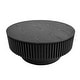preview thumbnail 52 of 61, Modern Solid Wood Veneered Round Coffee Tea Table with Storage