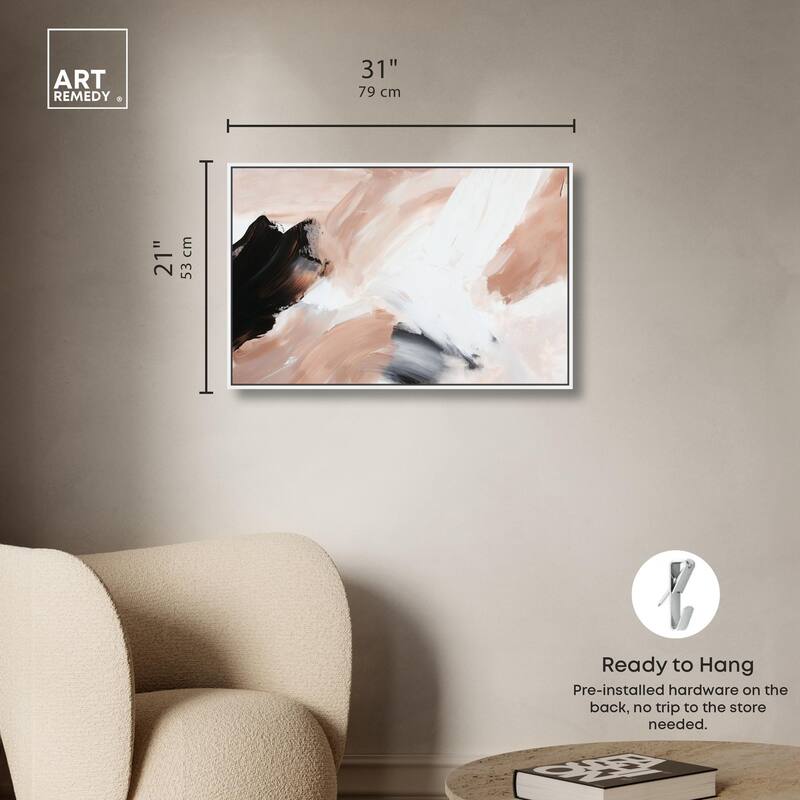 Swirls of Cream I Canvas by Art Remedy