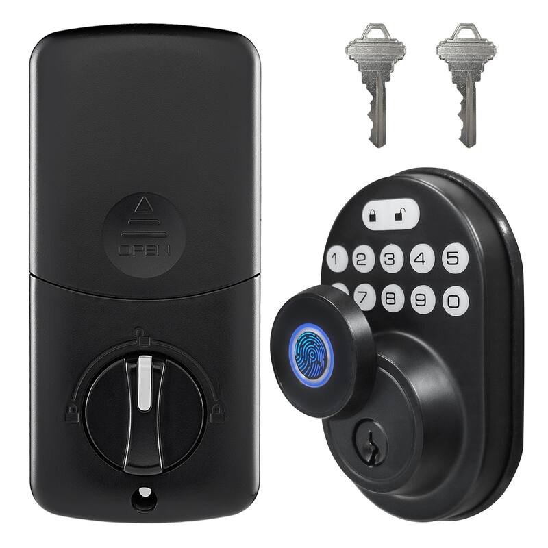 Smart Lock with Fingerprint and Hidden Keypad