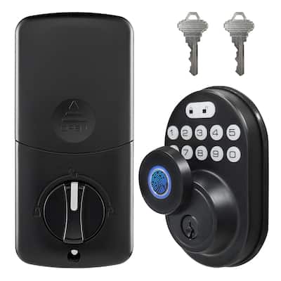 Smart Lock with Fingerprint and Hidden Keypad