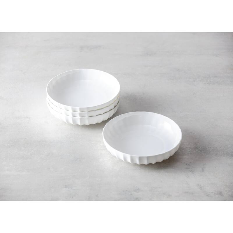 Fortessa Blyss Bone China,8.6" Bowl, , Cobalt Blue