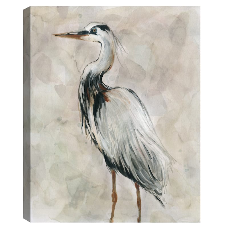Crane at Dusk II by Carol Robinson Canvas Art Print