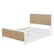 preview thumbnail 19 of 21, Gold Metal House Bed with Roof and Slat Support, Full Size