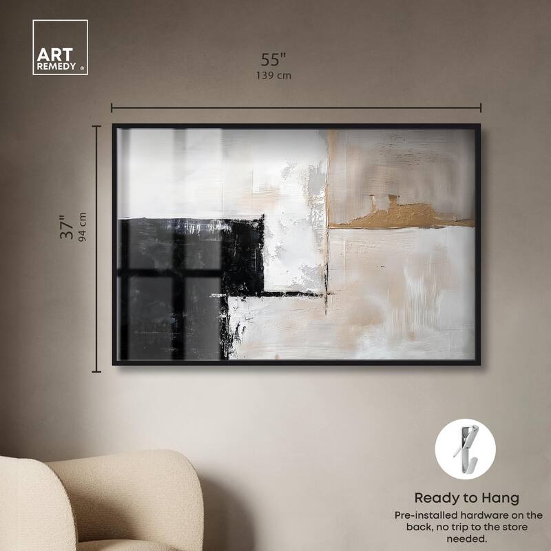 Black Dust and White Ash II Shadowbox by Art Remedy