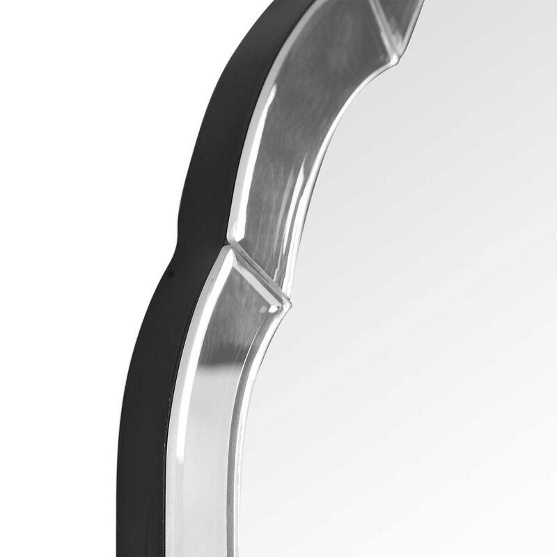 Uttermost Brayden 40" X 24" Arched Frameless Beveled Bathroom Wall
