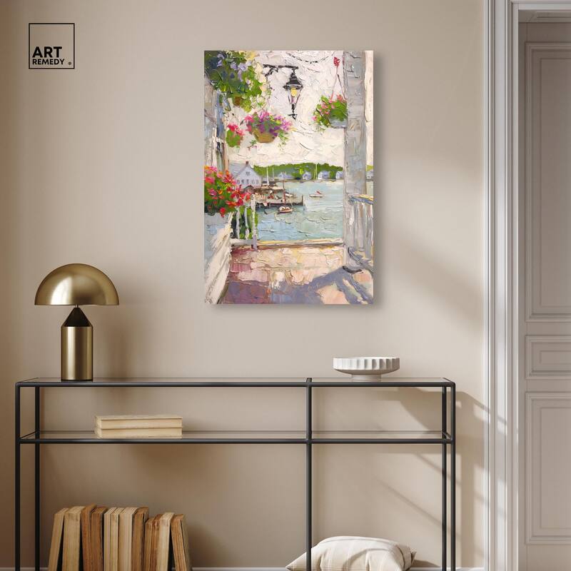 Harbor Hideaway II Canvas by Art Remedy, Gallery Wrapped
