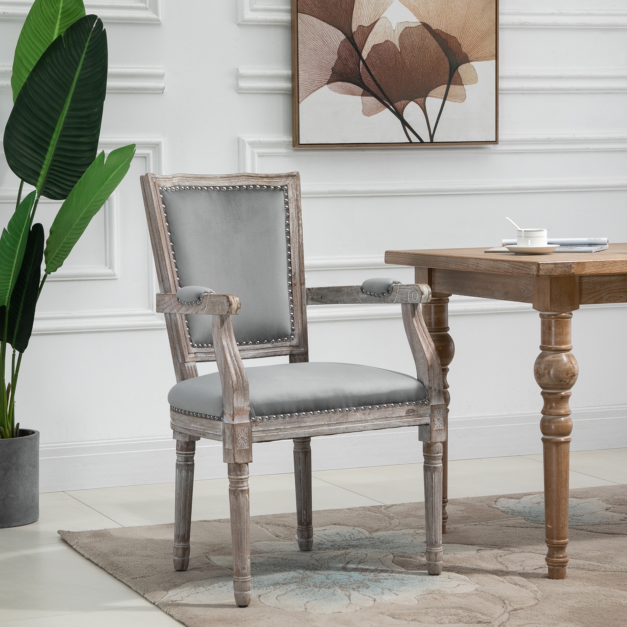 4pcs dining room chairs high back padded kitchen chairs best sale
