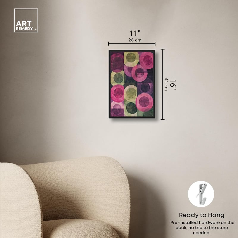Orbital Pattern Canvas by Art Remedy