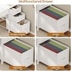 preview thumbnail 39 of 72, L Shaped Computer Desk 5 fabric Drawers Gaming Desk Storage Shelf