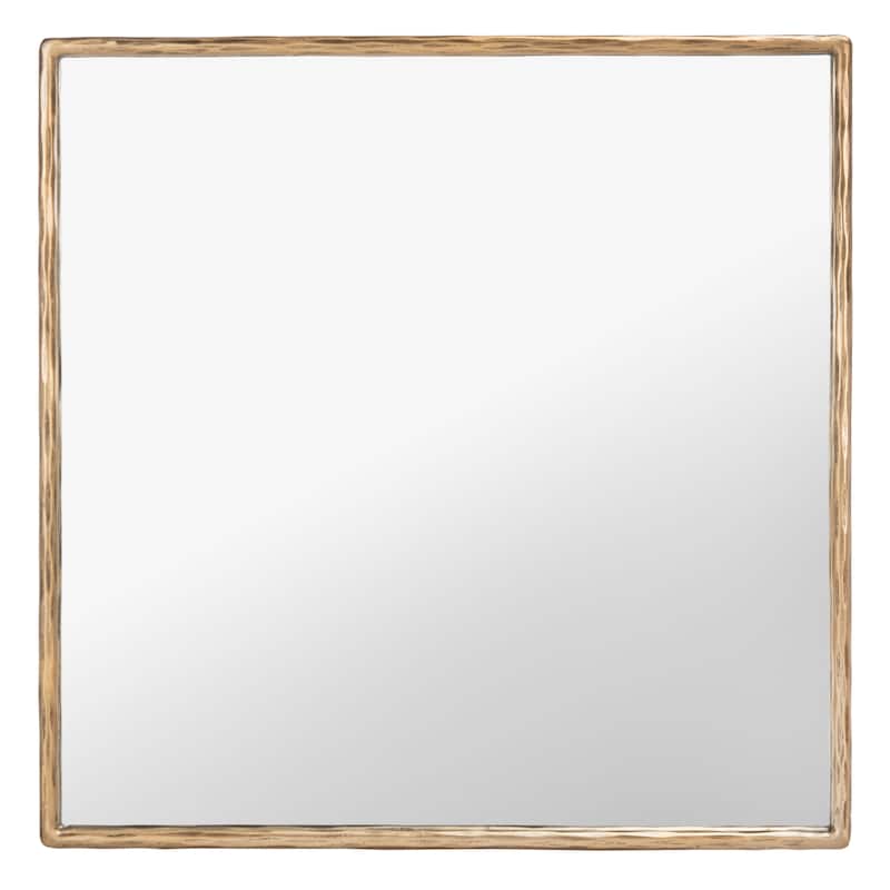 SAFAVIEH Couture Danjela 32-inch Square Metal Mirror - 32 In W x 2 In D x 32 In H - 32Wx2Dx32H