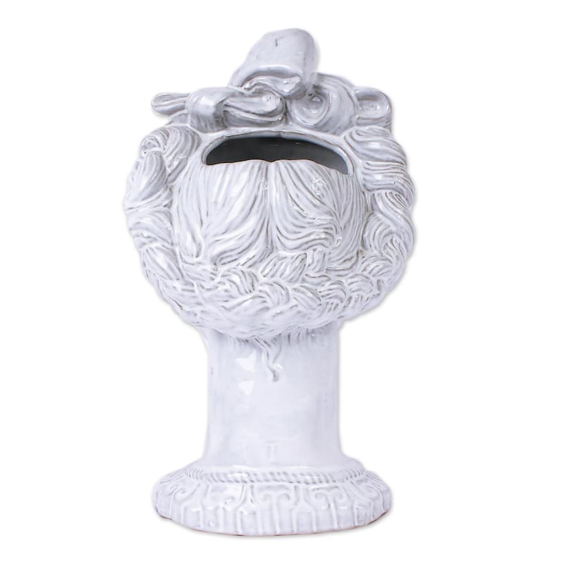 Novica Handmade Portrait Of Frida Ceramic Vase