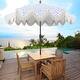 preview thumbnail 112 of 157, 9ft Tassel Patio Umbrella Auto-Tilt, Crank , by JONATHAN Y