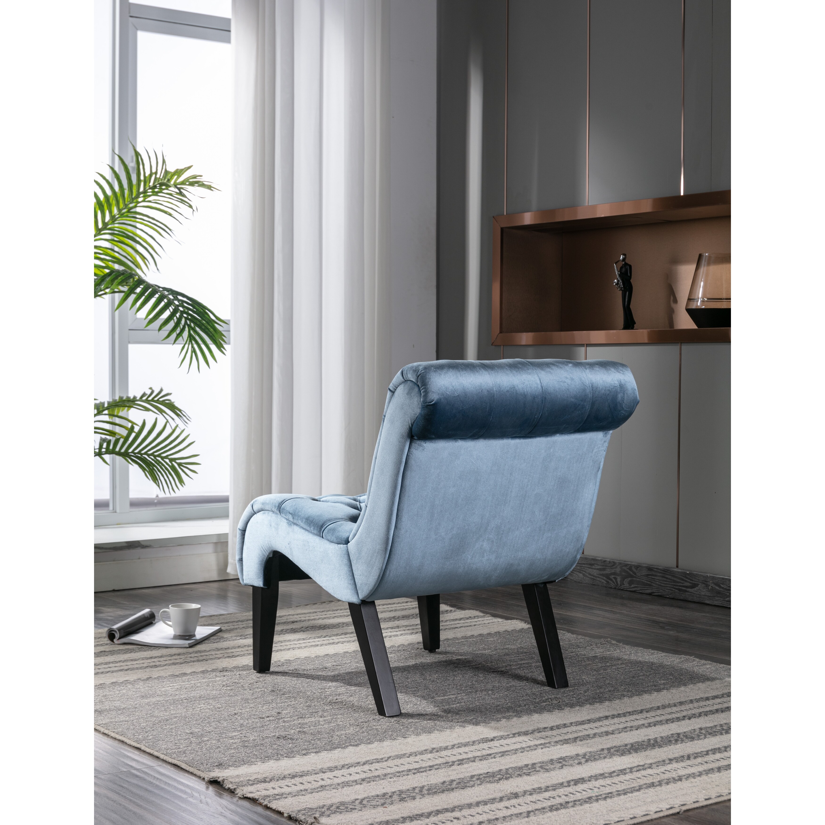 Light blue on sale bedroom chair