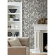 preview thumbnail 2 of 3, Scott Living Brentwood Black Palm Leaves Wallpaper