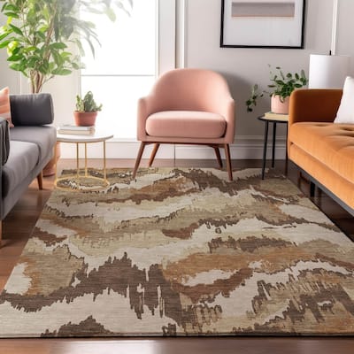 Premium Washable Super Soft Modern Ziggy Mayfield Rug