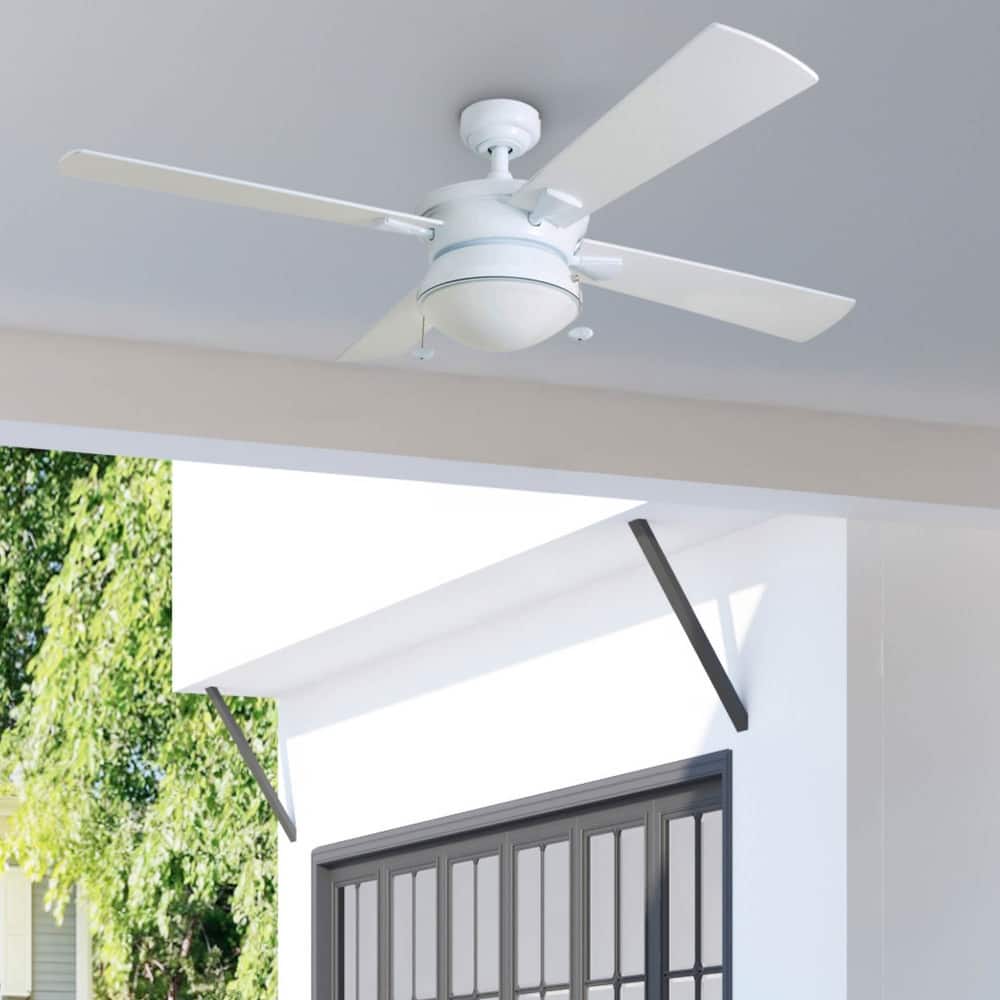 Copper Grove Ayre 52-inch White Outdoor 4-blade Ceiling Fan