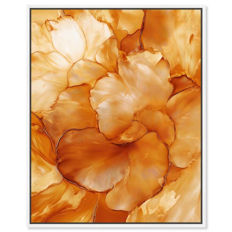 Sunlit Bloom II Canvas by Art Remedy - White - 20" x 24"