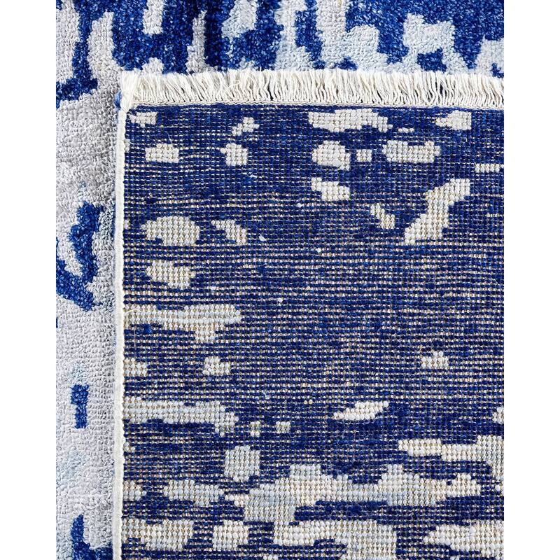 Modern One-of-a-Kind Handmade Area Rug - Gray, 9' 1" x 11' 10" - 9' 1" x 11' 10"