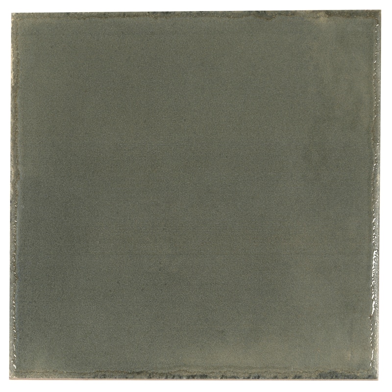 Cadence 8x8 Dark Moss Green Porcelain Zellige Square Wall and Floor Tile (12.49 sq ft/case) - 29 Pack