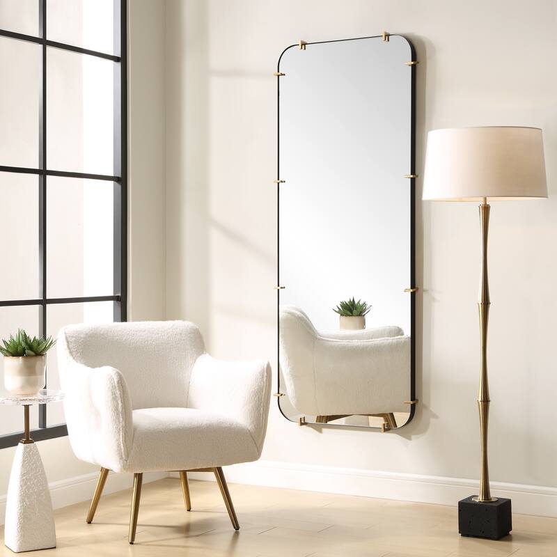 Uttermost Pali Industrial Dressing Mirror - 73.5'' H X 29.375'' W X 2.5'' D