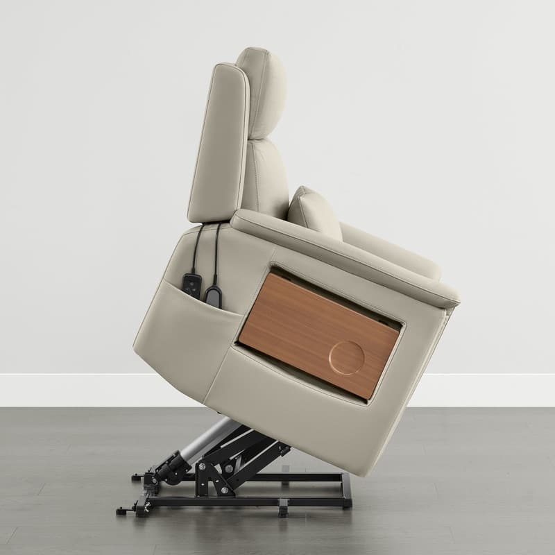 Spruce & Spring Power Lift Recliner Chair for Elderly with Foldable Tray Table and Massage