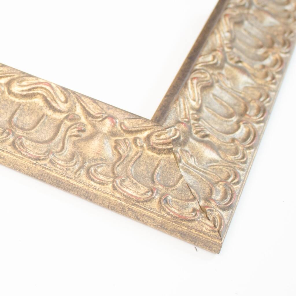 9x15 Frame Gold Solid Wood Picture Frame Width 0.75 Inches | Interior Frame Depth 13/16 Inches