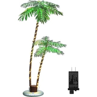 6FT Lighted Artificial Palm Tree