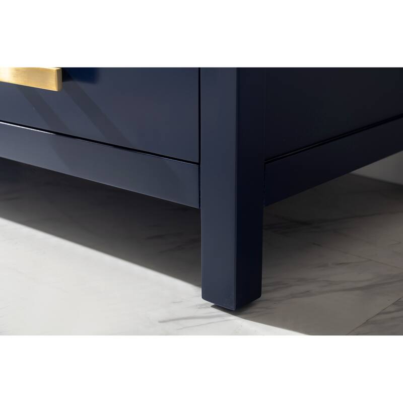 Valentino 60" Single Vanity in Blue