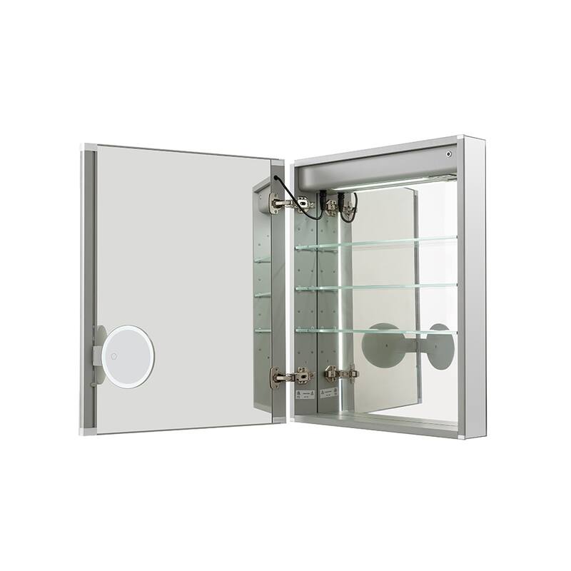 Medicine Cabinet With Light 24W x 30H x 5D Left Hinge - 24"x32"/Left-Hinge