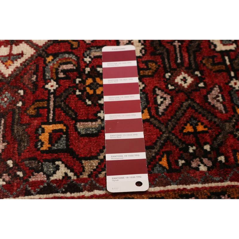 ECARPETGALLERY Hand-knotted Andelz Red Wool Rug - 3'3 x 10'6