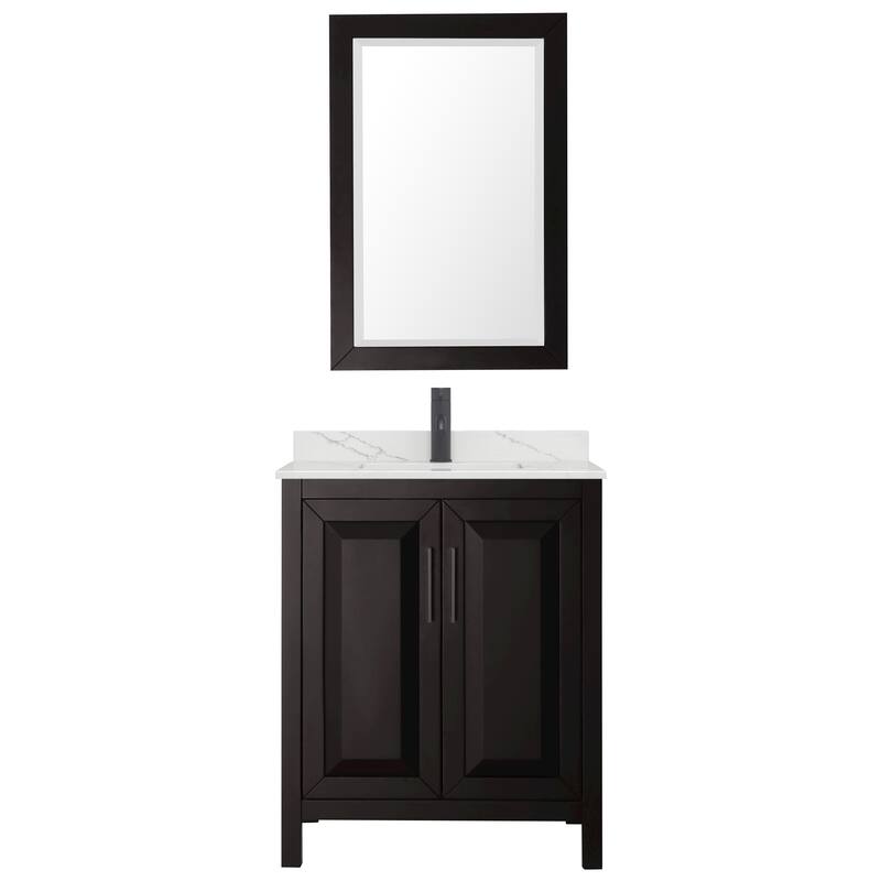 Wyndham Collection WCV252530S-QTZ-UNSM24 Daria 30" Free Standing