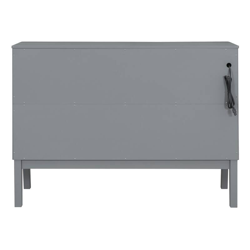 Queen Size Murphy Bed with USB Port & Removable Shelves On Each Side