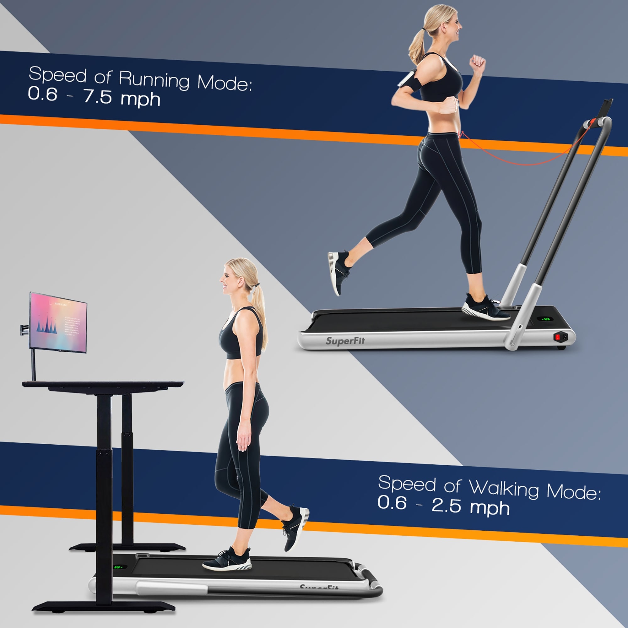 Superfit walking store treadmill