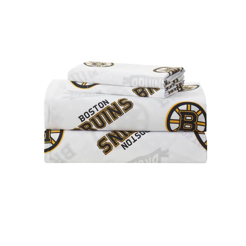 NHL Officially Licenced Boston Bruins Sheet Set Bed Bath & Beyond