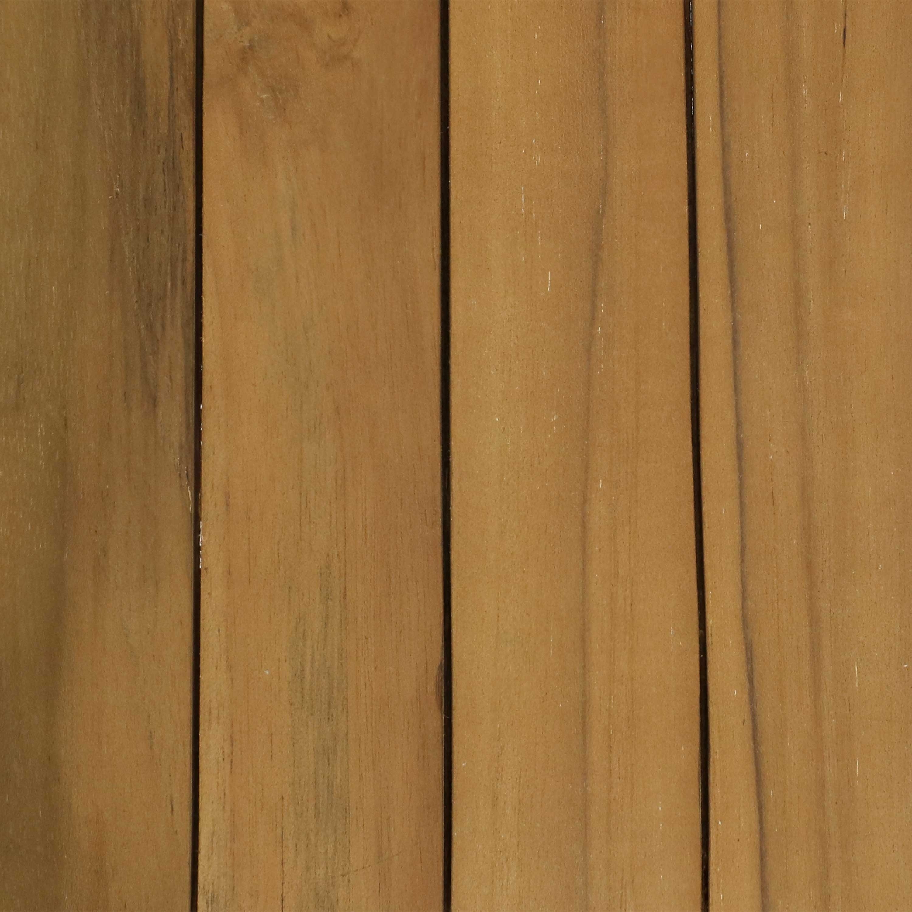 Teak Outdoor Square Dining Table - Light Stain Finish - 32