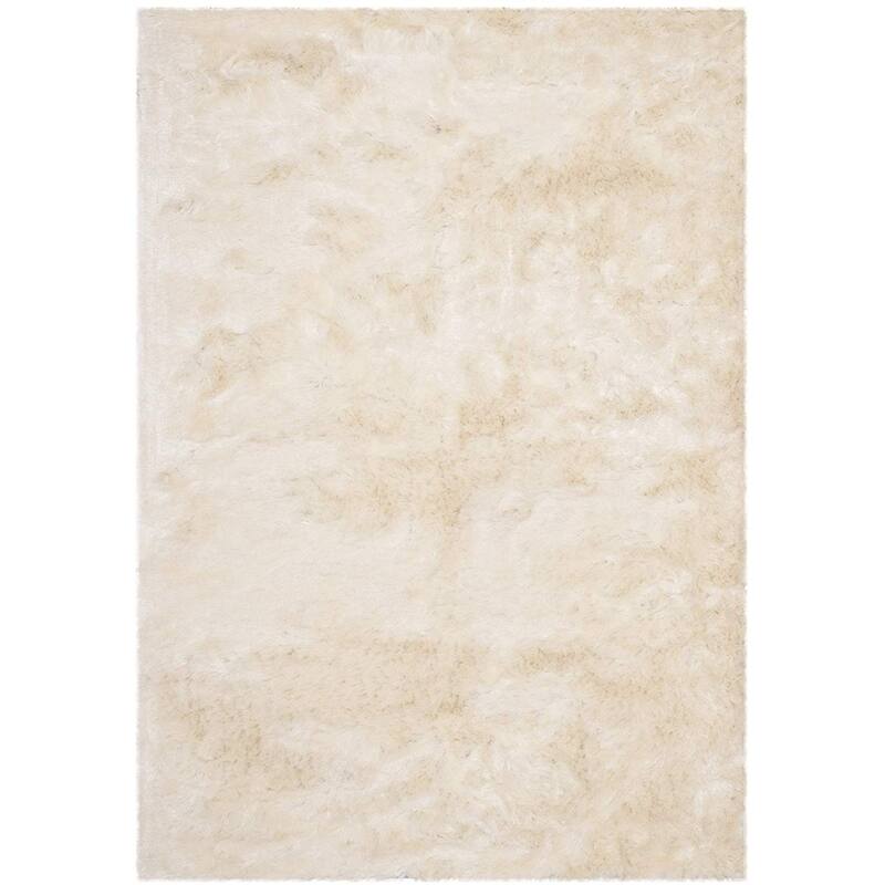 Asian Area Rug 8x10 - Grey Solid Shag Rug - Non-Shedding, Easy Care - Living Room, Bedroom Rug - 120 x 96