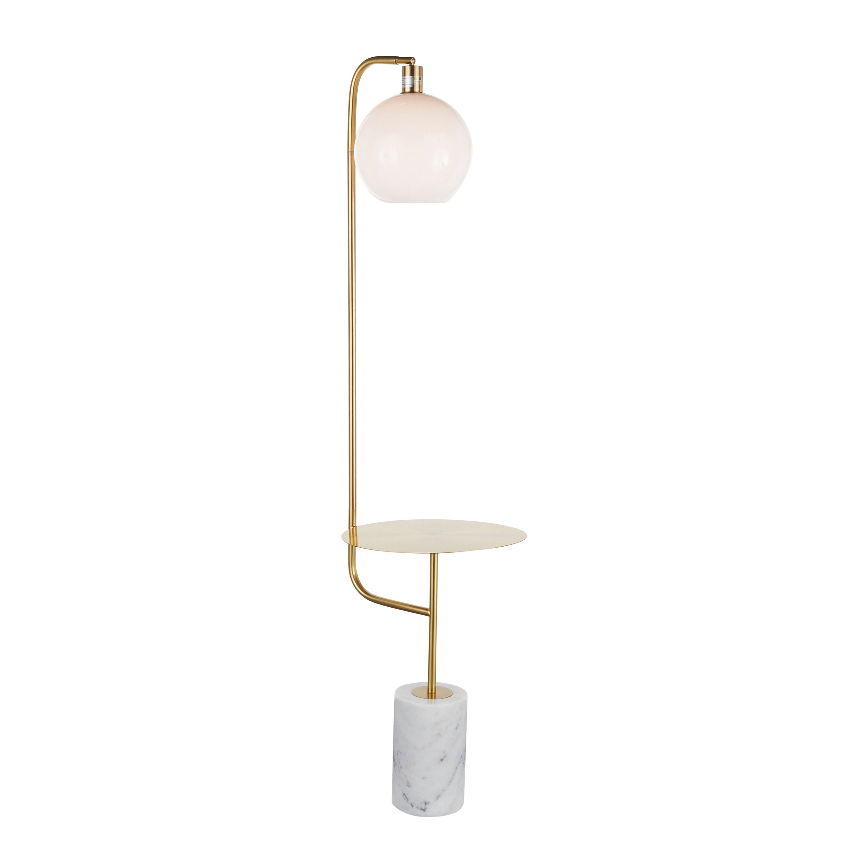 floor lamp with tray